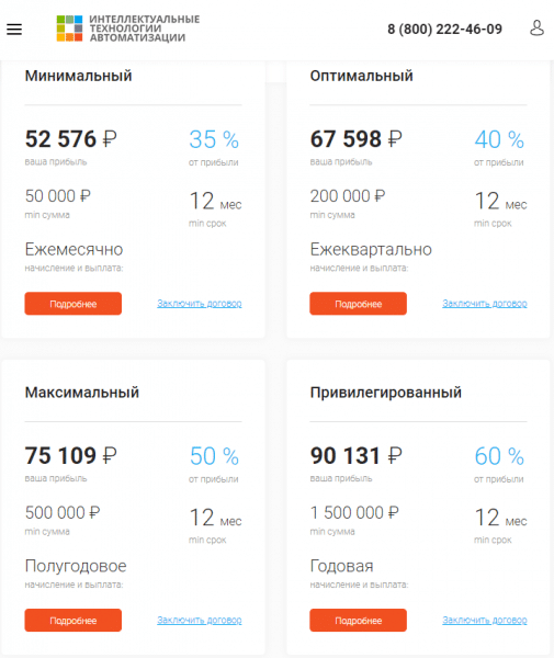 Интеллектуальные технологии автоматизации - отзывы и обзор ita-lab.com - Seoseed.ru