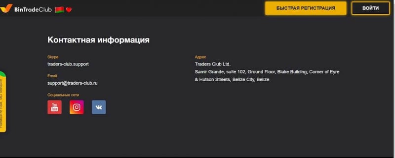 Брокер BinTradeClub — новый развод со старым адресом (отзывы пострадавших)