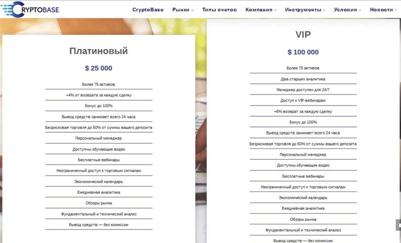 Обзор черного брокера CryptoBase: отзывы разочарованных клиентов