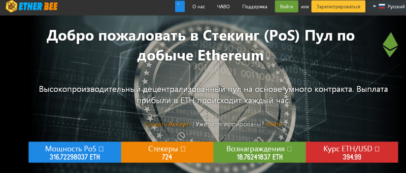 Обзор и отзывы об EtherBee. Выгодные инвестиции или очередной развод?