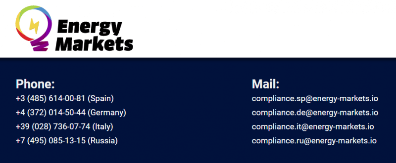 Обзор условий Energy-markets: анализ деятельности и отзывы
