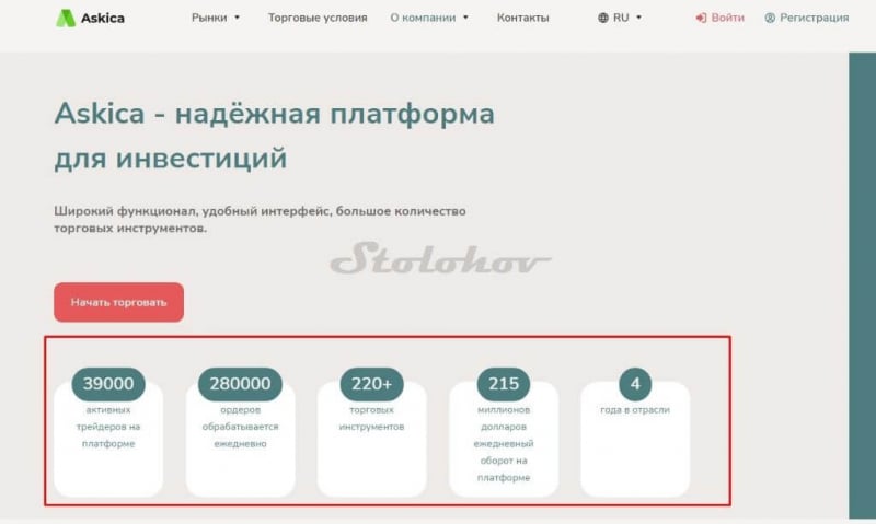 Отзыв о компании Askica (Аскика): как вывести деньги с сайта брокера?