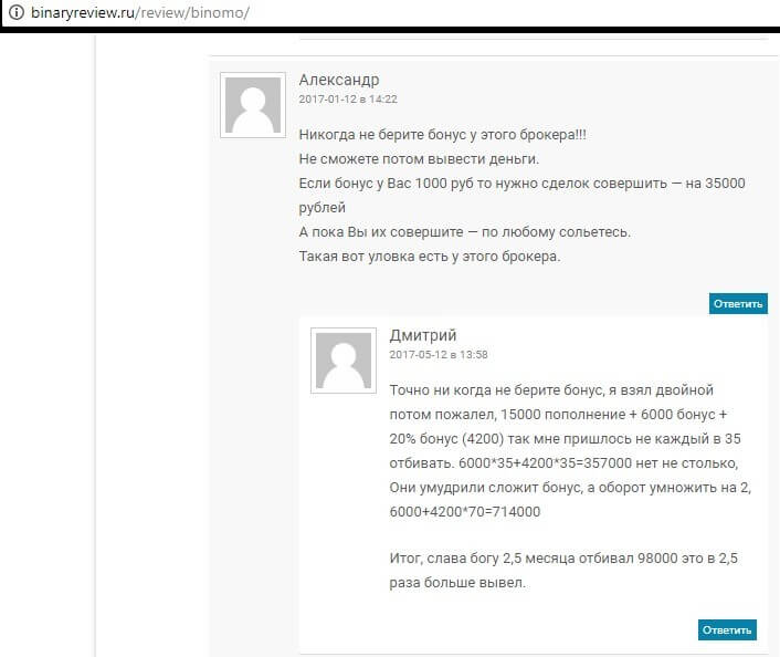 Отзывы и перспективы Binomo.com: лохотрон все-таки или нет?