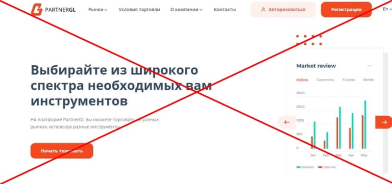 Сомнительный брокер Partners GP. Его обзор и отзывы.