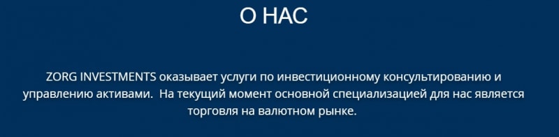 Честная компания или жулики: обзор Zorg Investments и отзывы реальных людей