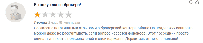 Честный обзор условий Abanc, отзывы реальных клиентов