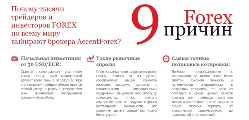 На какую реальную оценку заслуживает AccentForex: обзор условий, отзывы