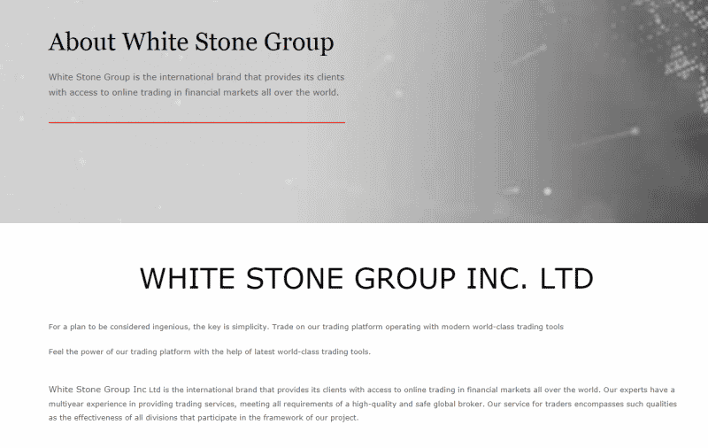 Обзор инвестиционной компании White Stone Group: тарифные планы и отзывы клиентов