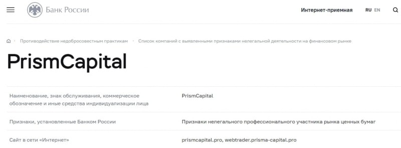 PrismCapital: отзывы о компании в 2022