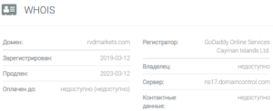 RVD Markets отзывы – реальное досье