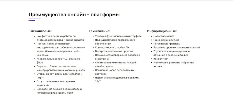 Weliux: отзывы трейдеров и подробный анализ сайта