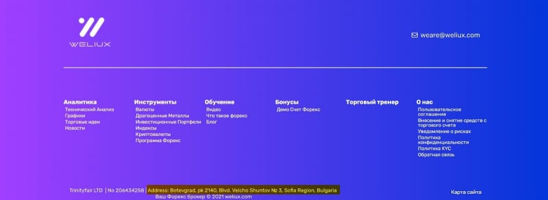 Weliux: отзывы трейдеров и подробный анализ сайта