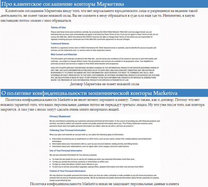 MARKETIVA отзывы, вывод денег, обзор брокера