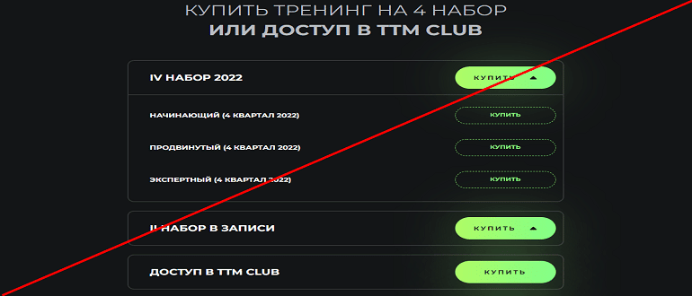 TTM Academy отзывы о курсах