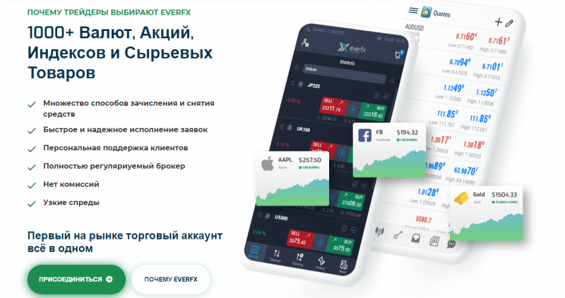 Экспертный обзор форекс-брокера EverFX: типы счетов и отзывы вкладчиков