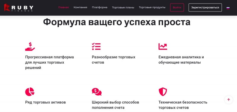 RubyFinance: отзывы клиентов, а также детальный разбор предложений