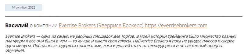EverriseBrokers - опасный проект? Стоит ли доверять или снова лохотрон и развод?