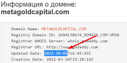 Финансовая компания Meta Gold Capital - точно лохотрон и развод?