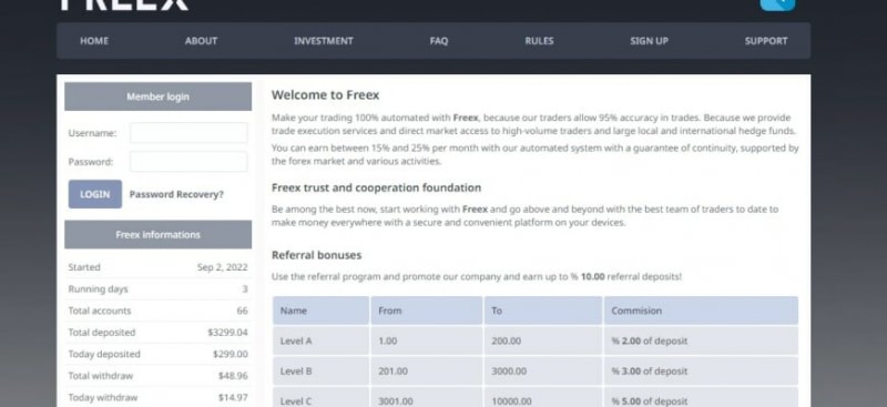 Хайп-проект Freex (Фрикс, фрикс.биз, freex.biz)