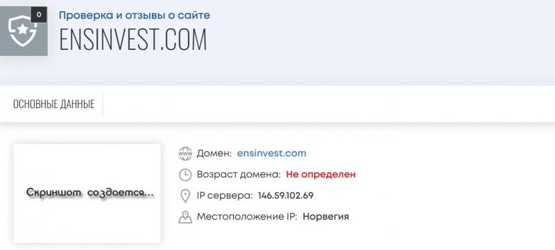 Отзывы об опыте сотрудничества с ENS Invest