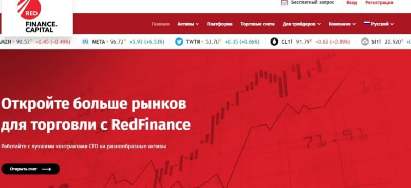 Брокер RedFinance (РедФинанс, redfinance.capital)
