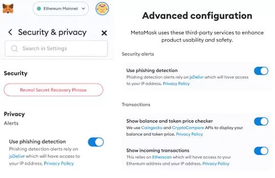 MetaMask обновляет настройки конфиденциальности