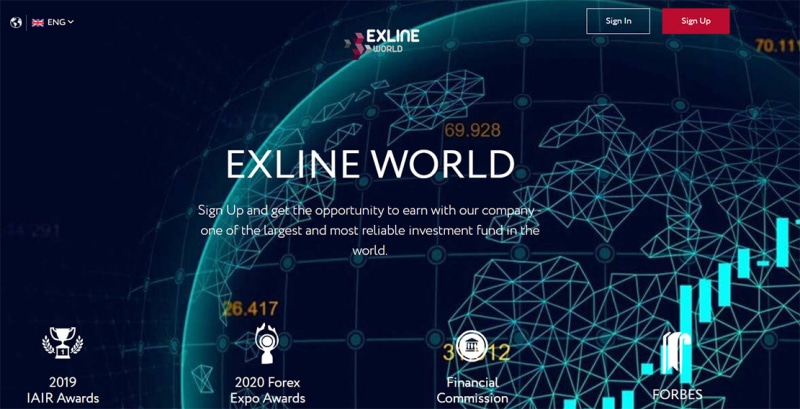 Обзор брокерской платформы Exline World и отзывы пользователей о клоне-лохотроне. Опасность.
