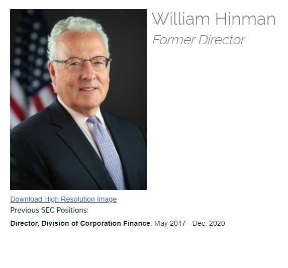 SEC тайно стерла информацию о Хинмане перед разбирательством с Ripple