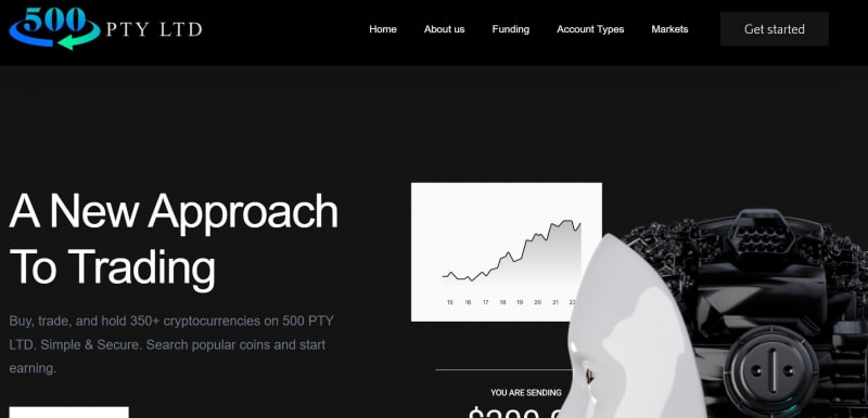 Остерегаемся. 500 PTY Ltd (500pty.ltd) – снова развод неопытных инвесторов на псевдо брокере. Отзывы клиентов