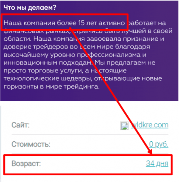 WLDkre (wldkre.com) лжеброкер! Отзыв Telltrue